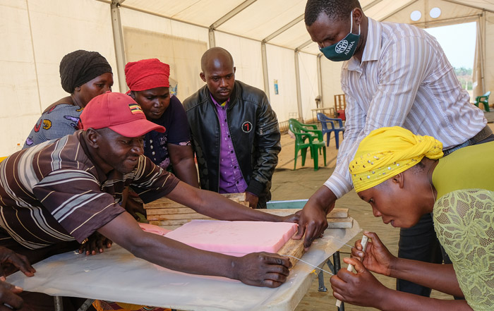 ADRA Kenya Learning to Make Soap