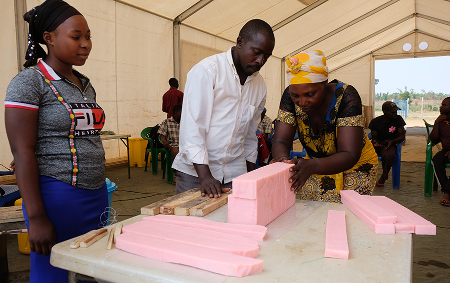 Bars of soap handmade ADRA Kenya