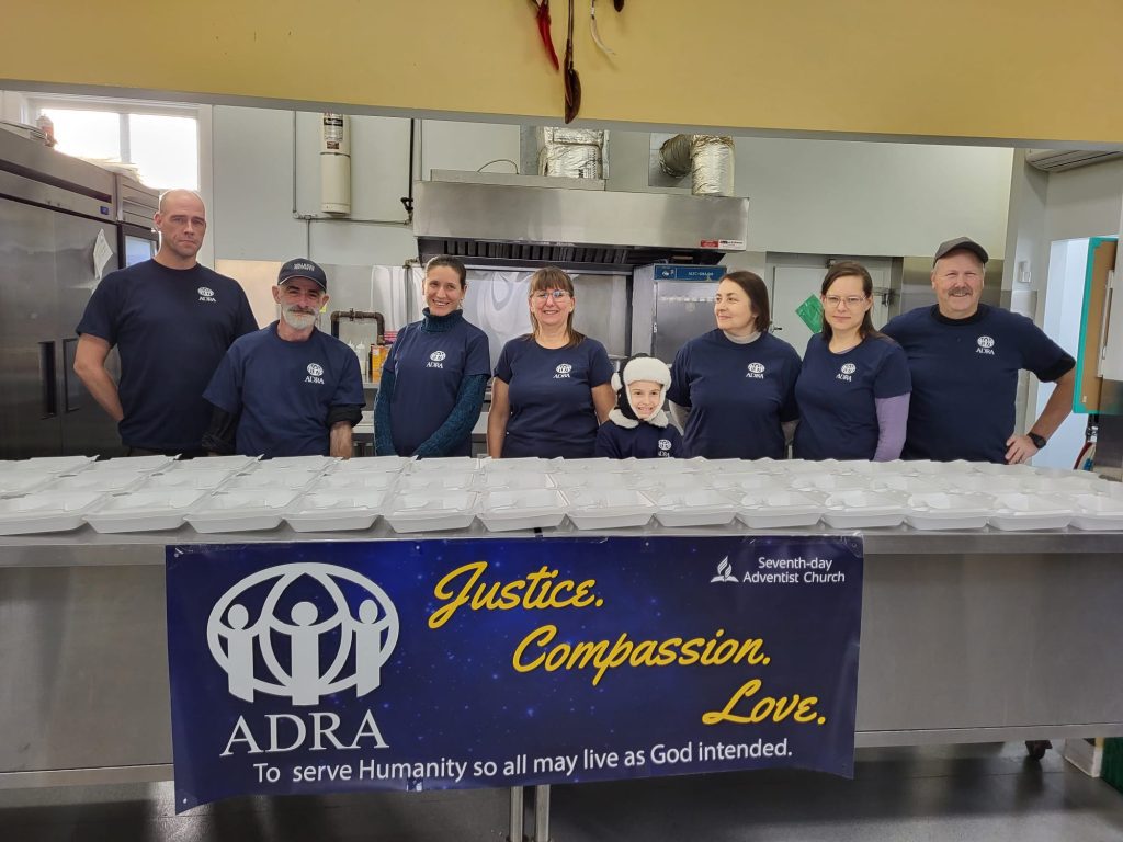 ADRA Canada - Moncton NB SDA Church Partnered with The Humanity Project