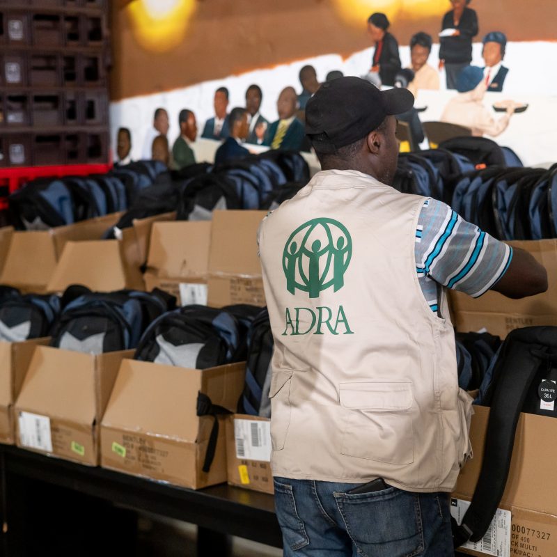 ADRA Canada gift Catalogue - Backpack Essential School Supplies and Healthy Breakfasts for Students