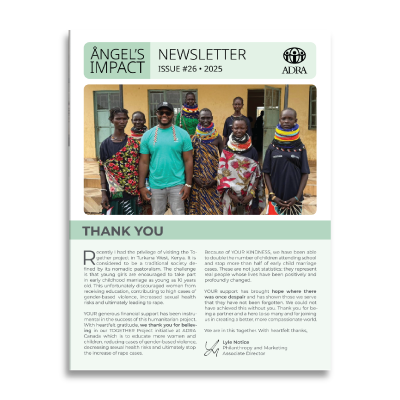 Donor Resources, ADRA Canada