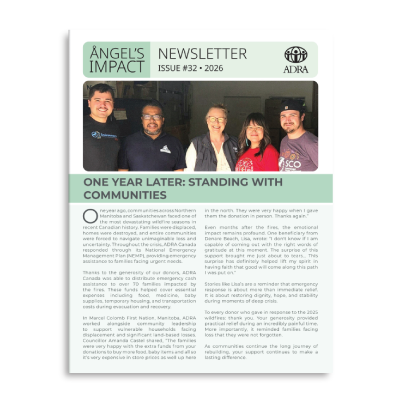 Donor Resources, ADRA Canada
